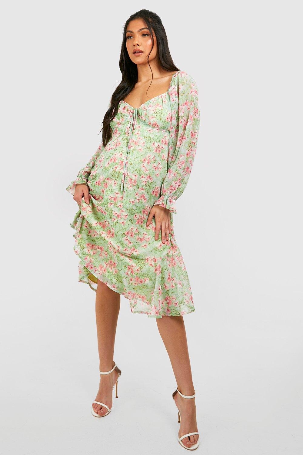 

Платье для беременных Boohoo, зеленый