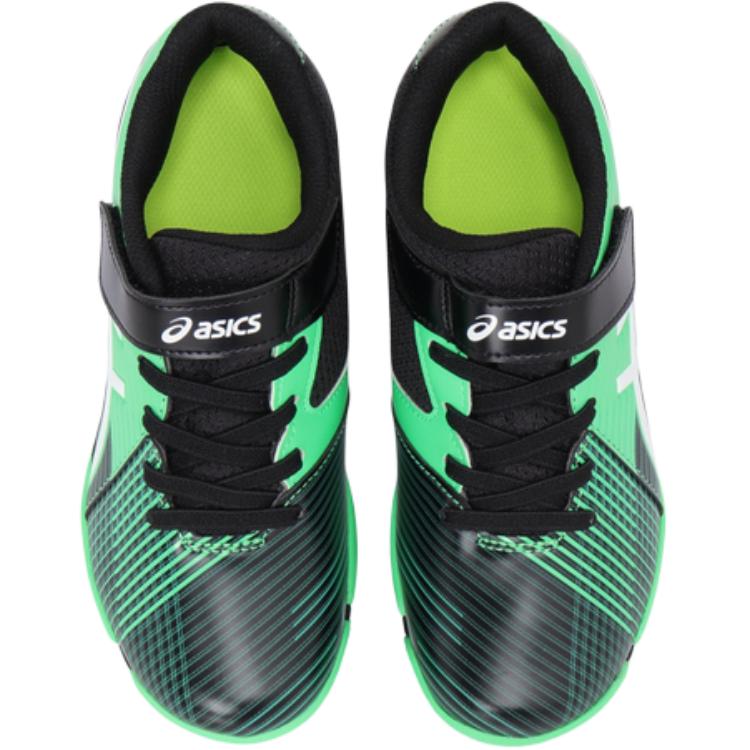 ASICS Детские футбольные бутсы low top черный/зеленый kids — фото 4