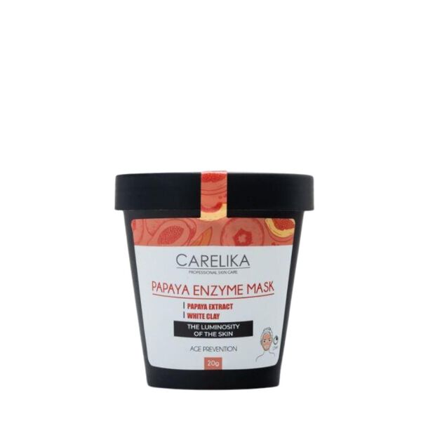 

Ферментативная маска для лица с папайей и белой глиной, 20 г Carelika