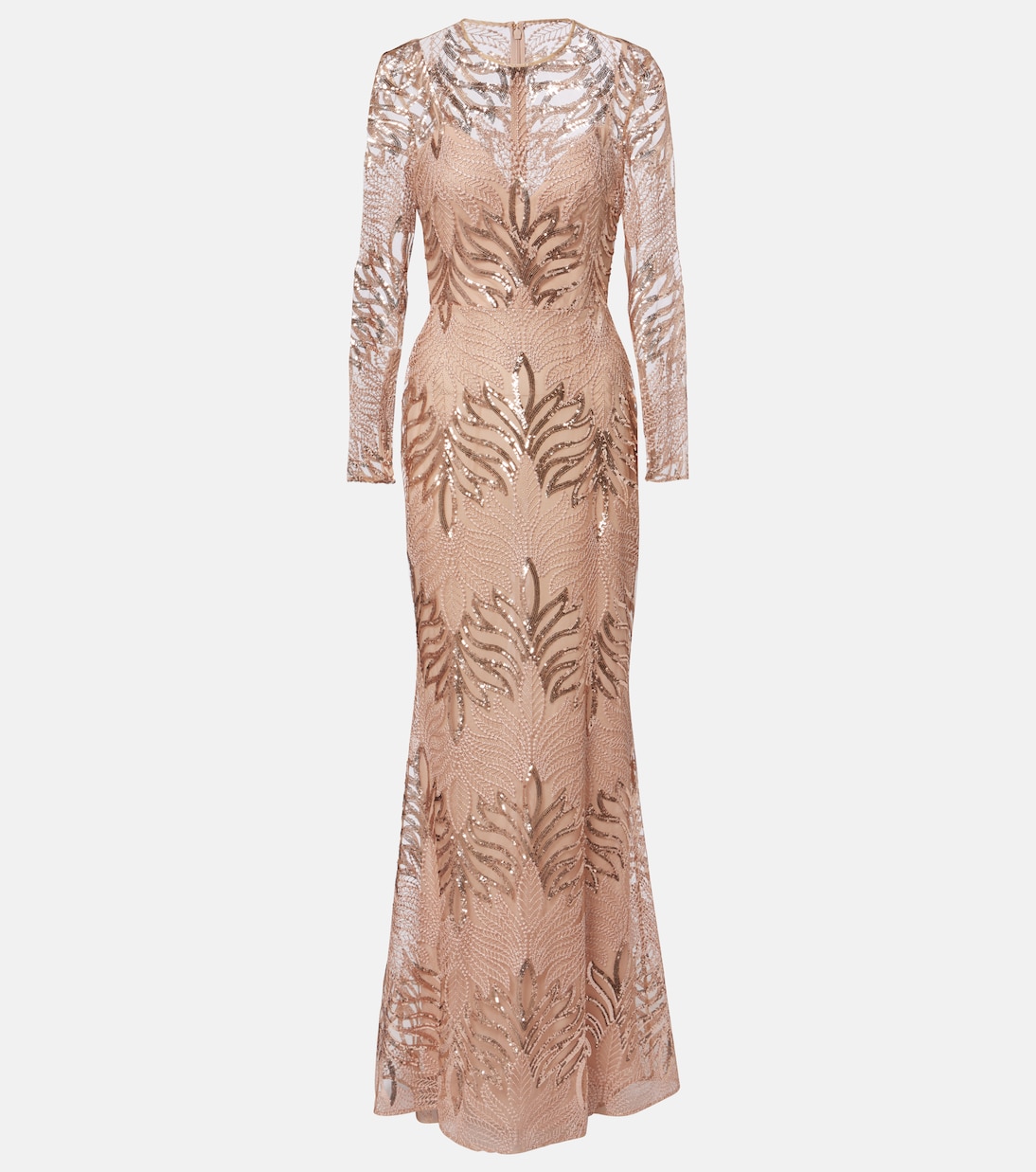 

Платье из тюля, расшитое пайетками Elie Saab, Shadow Rose