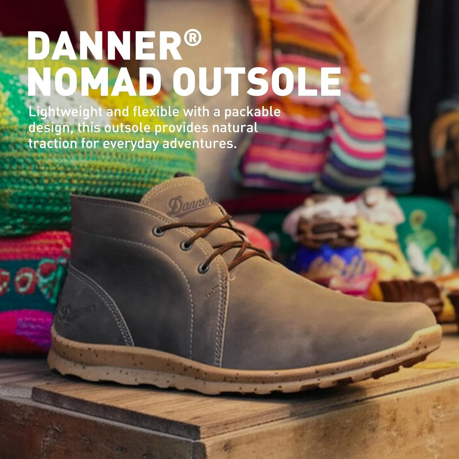 Мужские ботинки Danner Pilgrim Forest Chukka Lifestyle, высота голенища 4,5 дюйма, Timberwolf Nubuck — фото 3