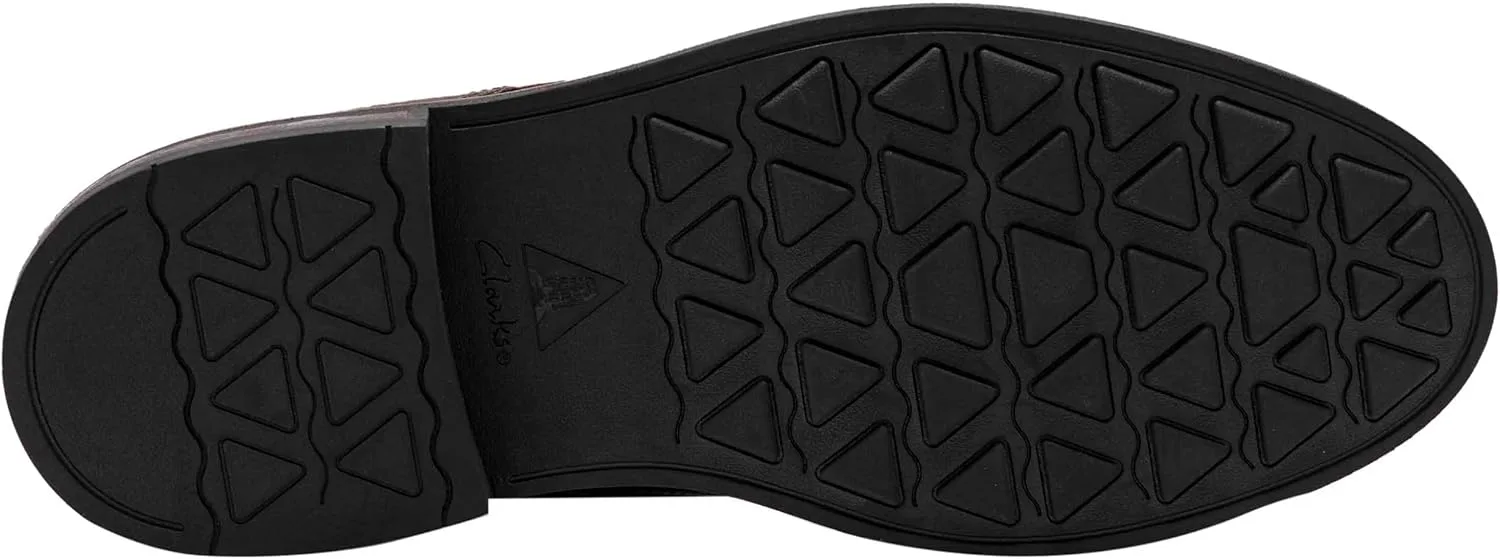 Мужские ботинки Newford Mid Wp Chukka Clarks Premium, коричневый — фото 3