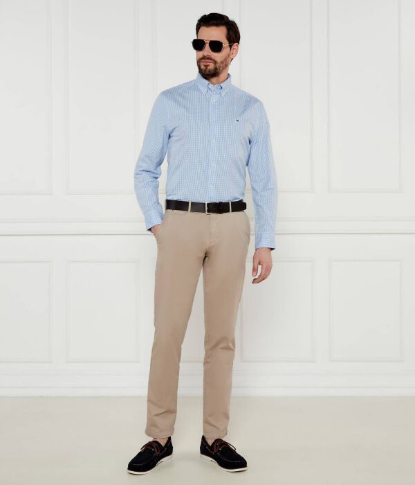 Поплиновая рубашка Regular fit Tommy Hilfiger, синий — фото 2