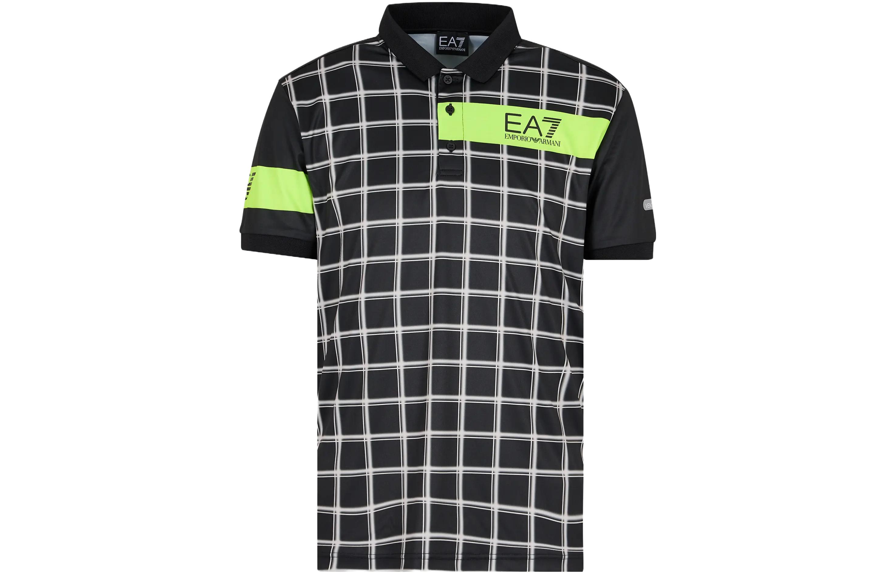 

EMPORIO ARMANI Поло EA7 мужское черное