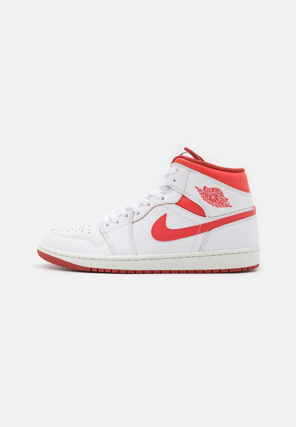 

Высокие кроссовки Air Jordan 1 Mid Se Jordan, цвет white/lobster/dune red/sail