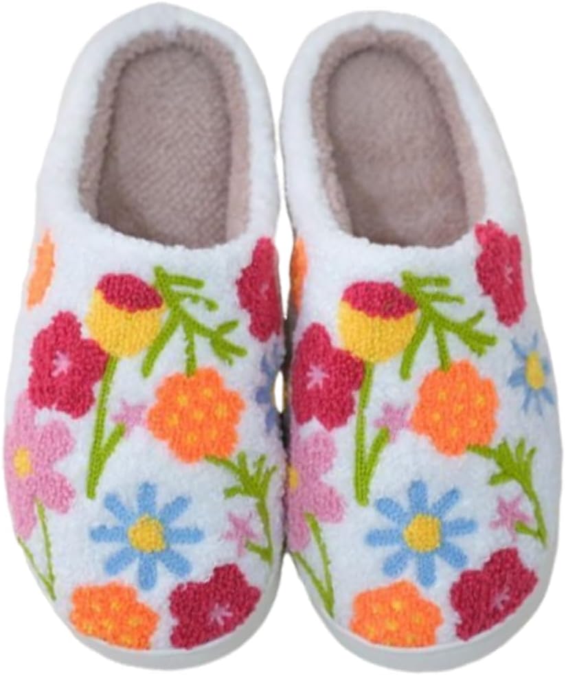 

Тапочки GAINHEART в форме сердечка для женщин и мужчин, пушистые, уютные, милые тапочки в тему Дня святого Валентина, домашняя обувь для дома и улицы, Flower