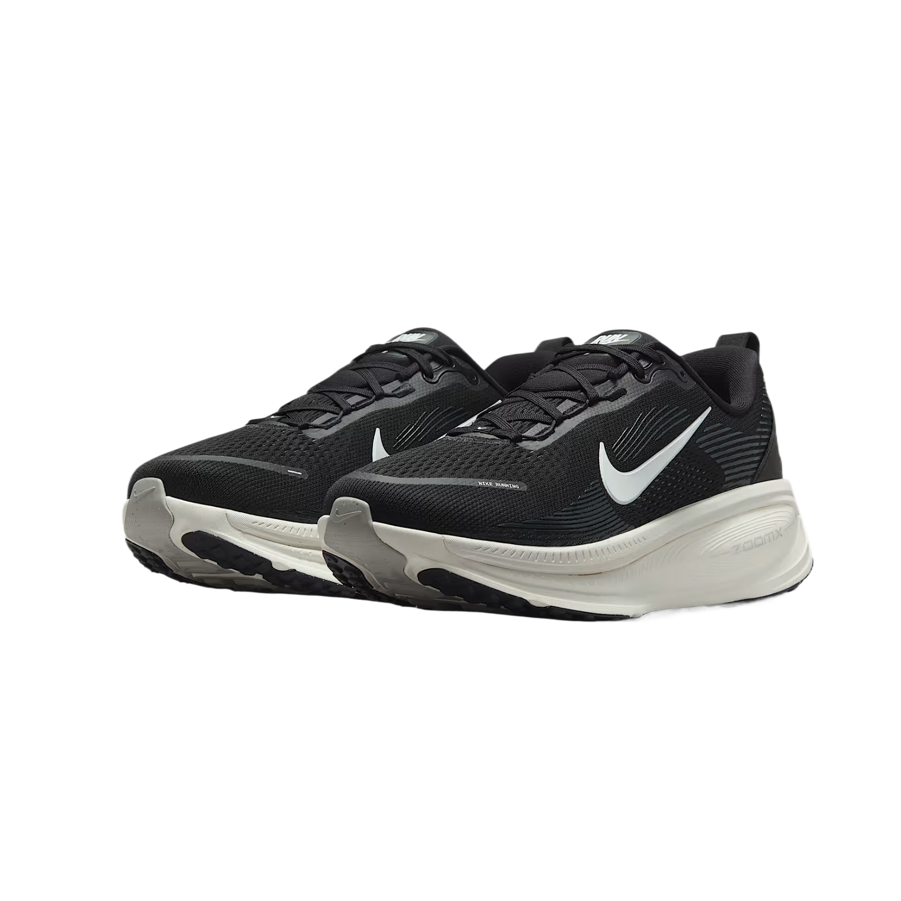 Nike Кроссовки для бега Vomero 18 Mesh Abrasion Resistant Breathable Low top мужские черные — фото 4