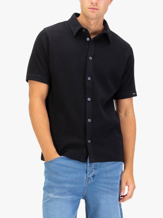 

Новая рубашка Larry Cotton Regular Fit LUKE 1977, Black
