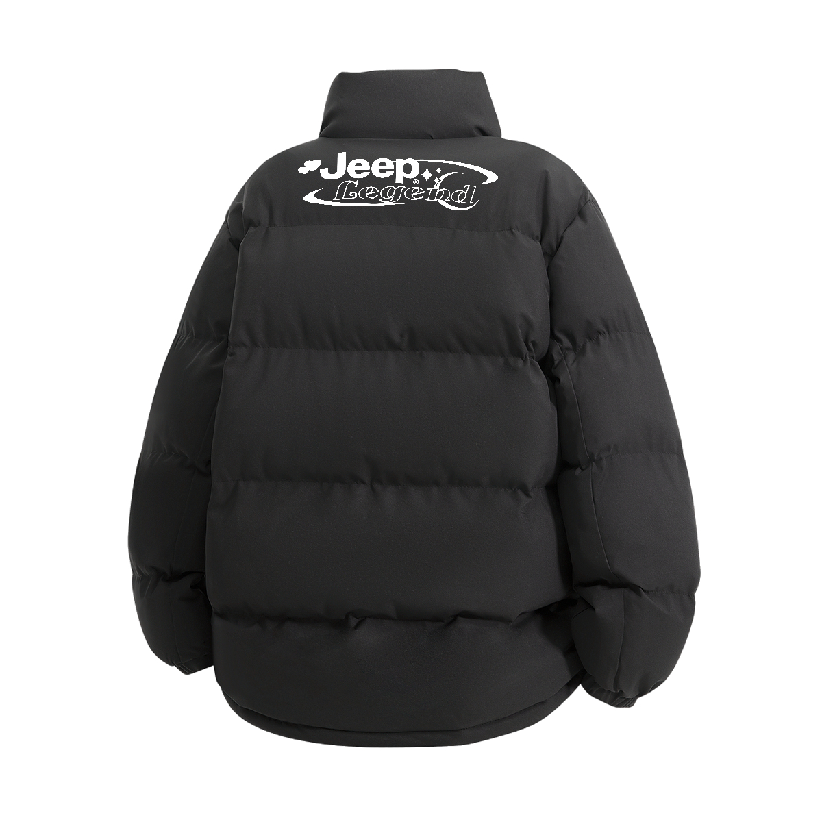 Детская утепленная куртка с воротником стойкой Jeep, белый — фото 3