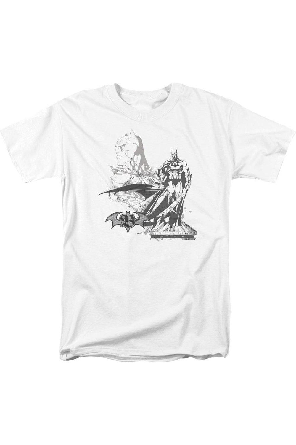 

Футболка с коротким рукавом Batman Overseer для взрослых Gildan, белый