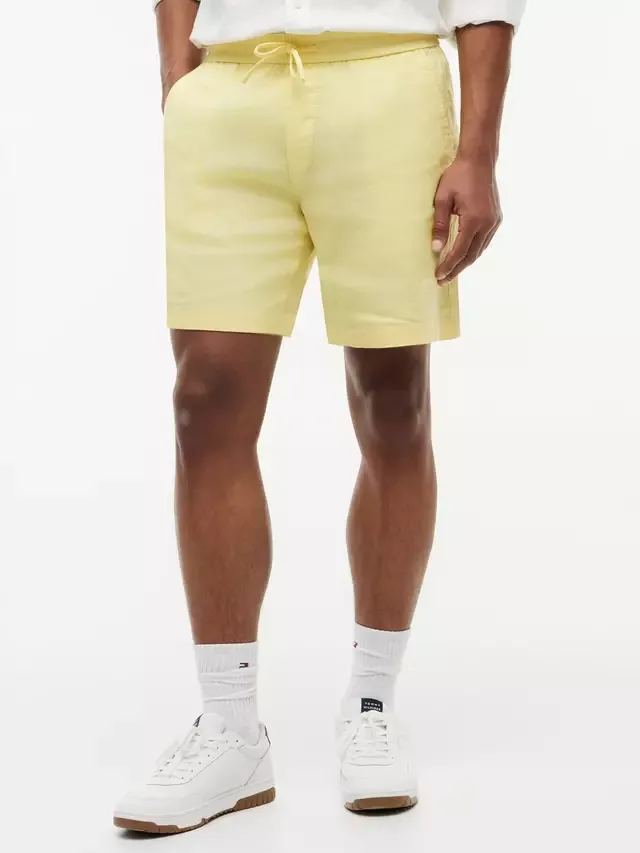 Шорты из льняной смеси Doven Tommy Hilfiger, Light Yellow