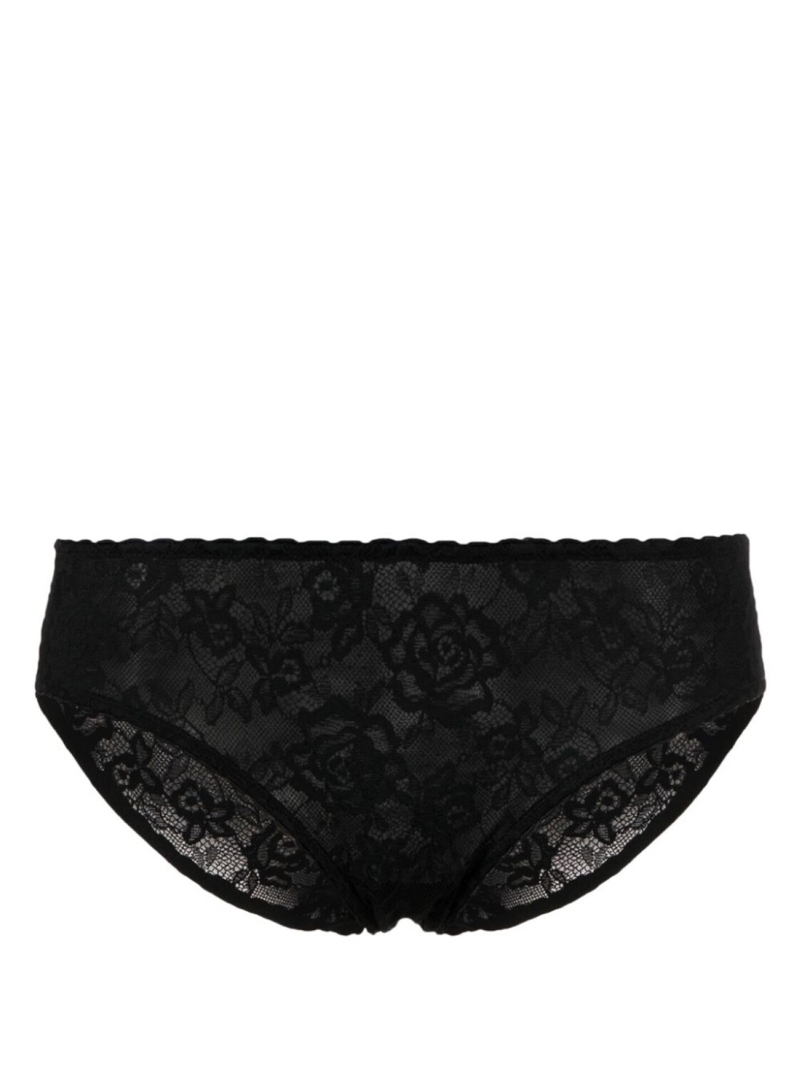 

Dolce & Gabbana кружевные трусы-брифы из коллаборации с Kim K, черный
