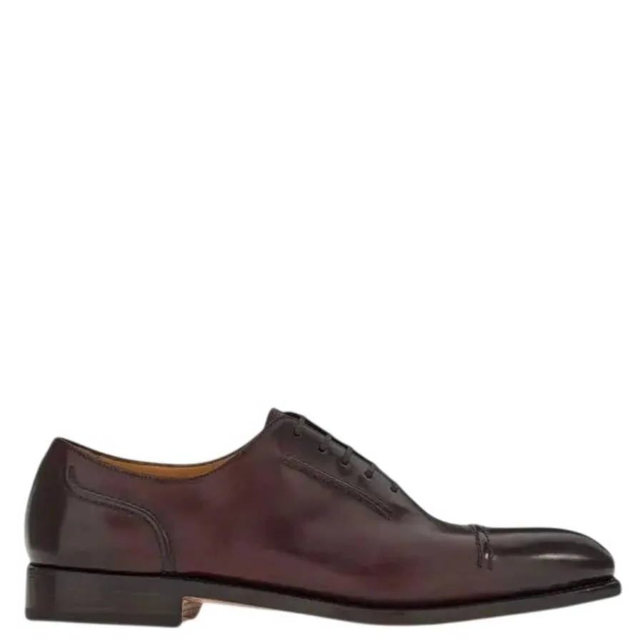 Оксфорды из кожи Giave от Ferragamo, фиолетовый