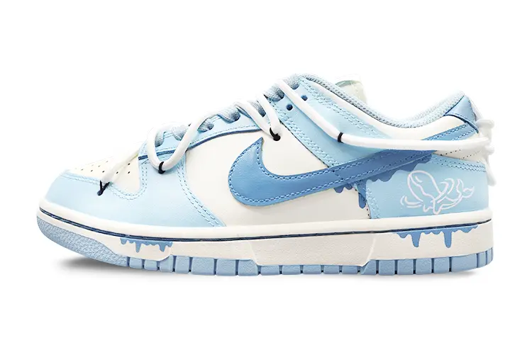 

Кроссовки Nike Dunk Skateboard Shoes Women's Low-Top Blue