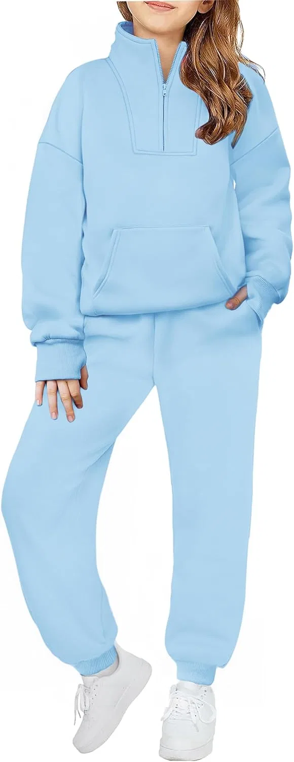 Детский спортивный костюм Zaclotre флисовый, Light Blue