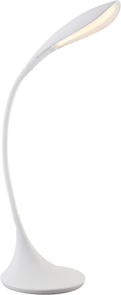 

Настольная лампа Globo Lighting металл, белый акрил, пластик, диммируемая, сенсорный диммер, USB-кабель вкл., флексографская печать, ДxШxВ: 510x170x670 мм, длина кабеля 1500 мм, вкл. светодиод 5 Вт 230 В, источник 480 лм, выходная мощность 280 л...