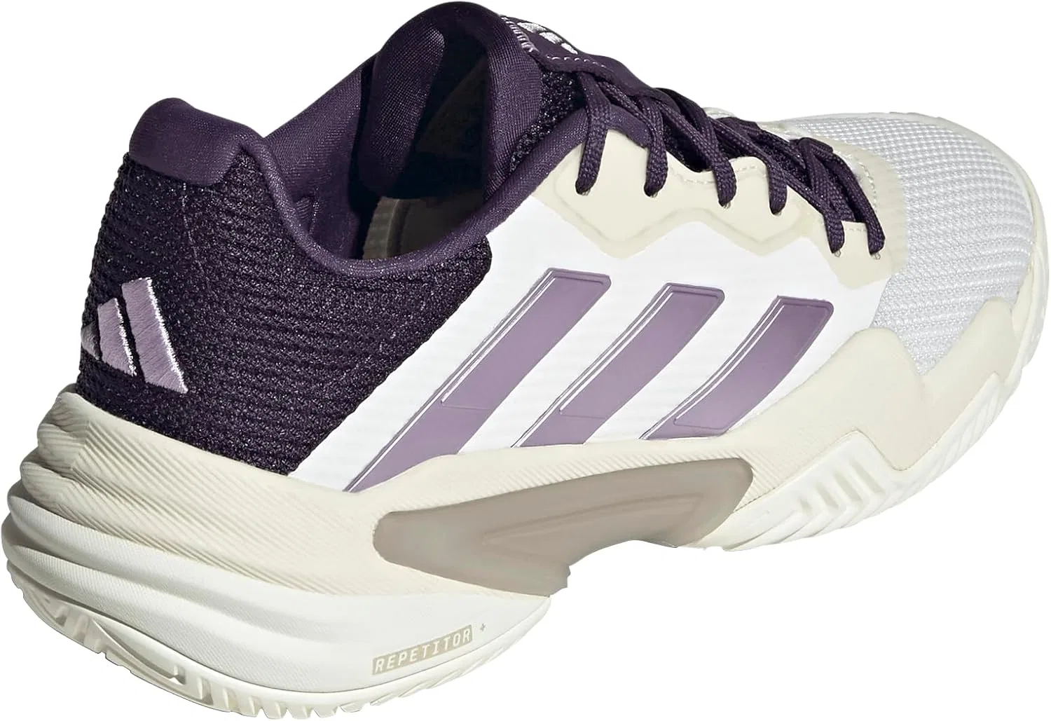 Кроссовки теннисные Adidas Barricade 13, белый/розовый — фото 3