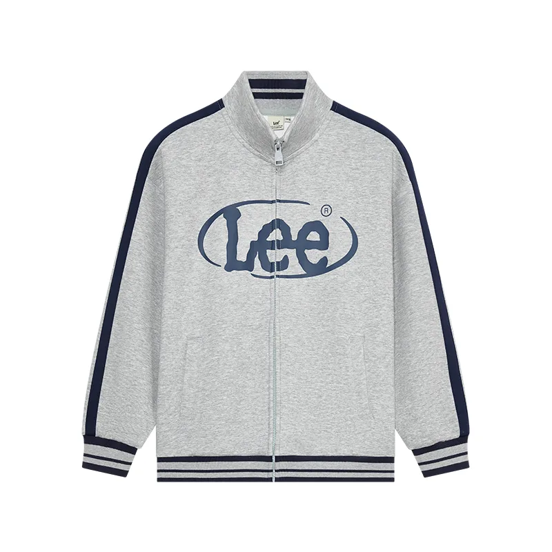 Детская куртка с воротником стойкой утепленная Lee, Twilight Heather Gray