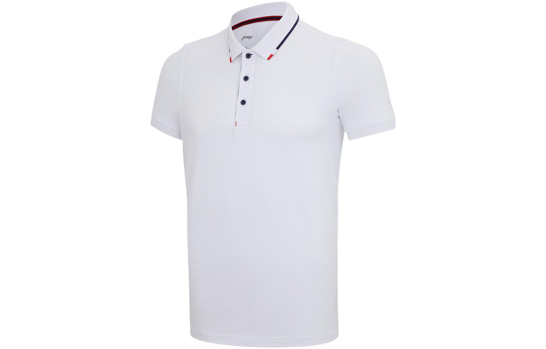 

LINING Футболка поло мужская white