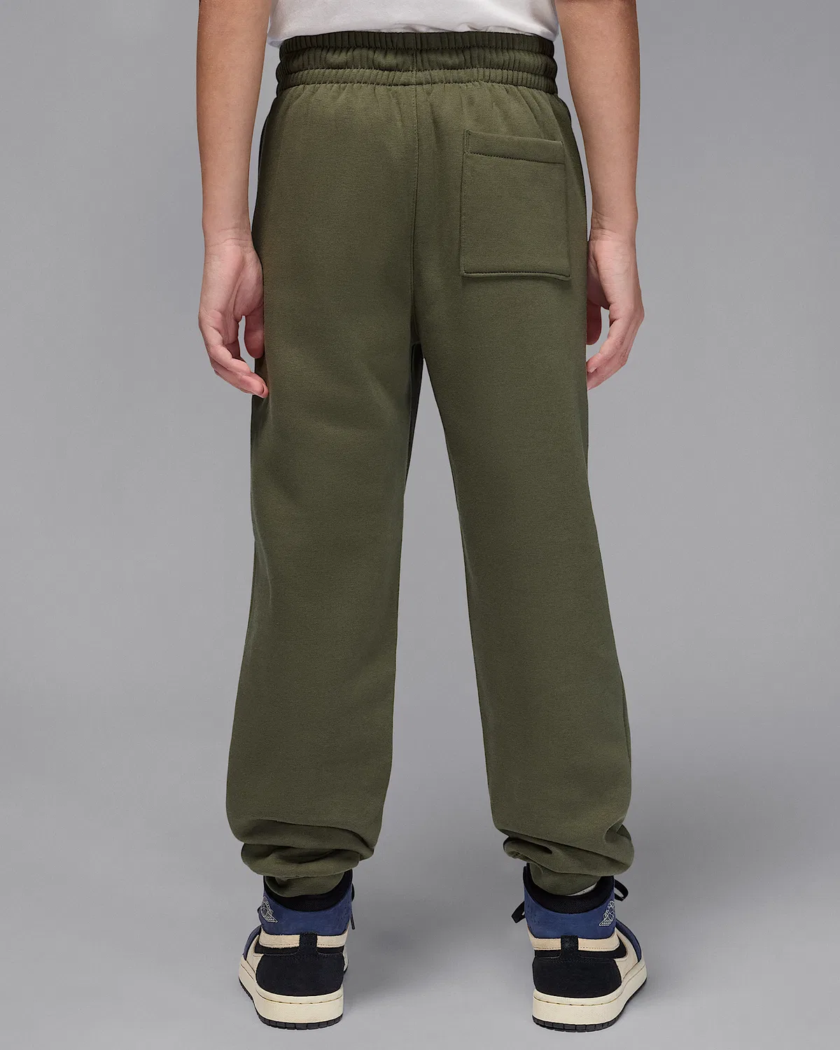 Детские флисовые штаны Jordan MVP, Medium Olive — фото 2