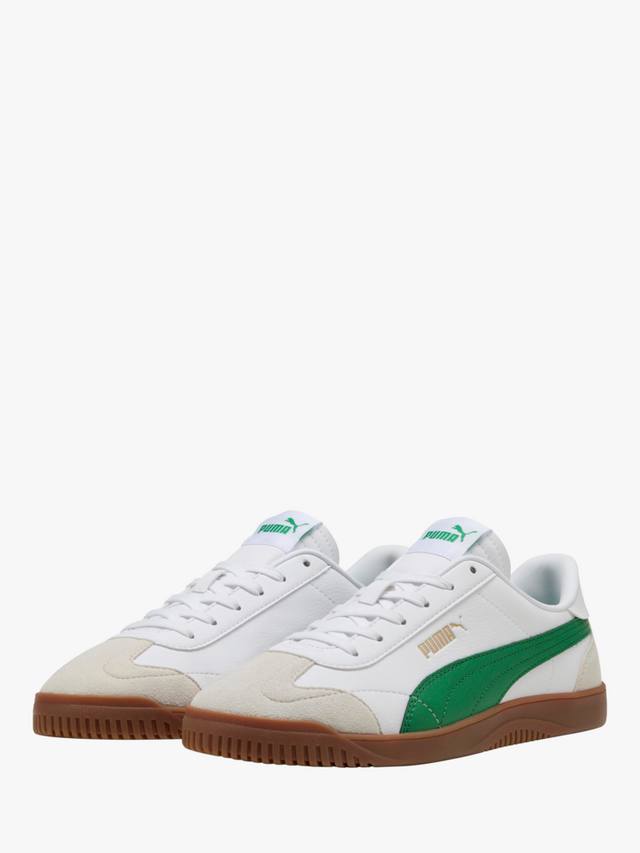 Кроссовки на шнуровке club 5v5 PUMA, цвет White/Green — фото 2