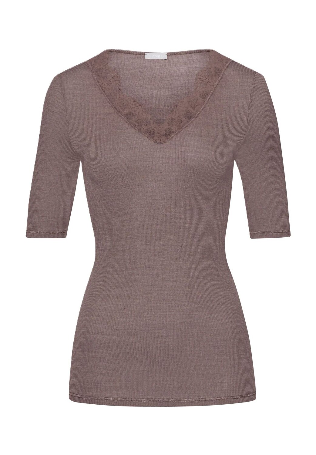 

Майка Woolen Lace, из шерсти, с регулировкой температуры, для женщин HANRO, цвет 2756 Stonewash
