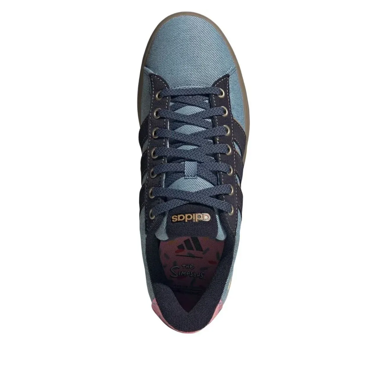 Кроссовки Adidas x Homer Simpson Grand Court 'Blue' — фото 2