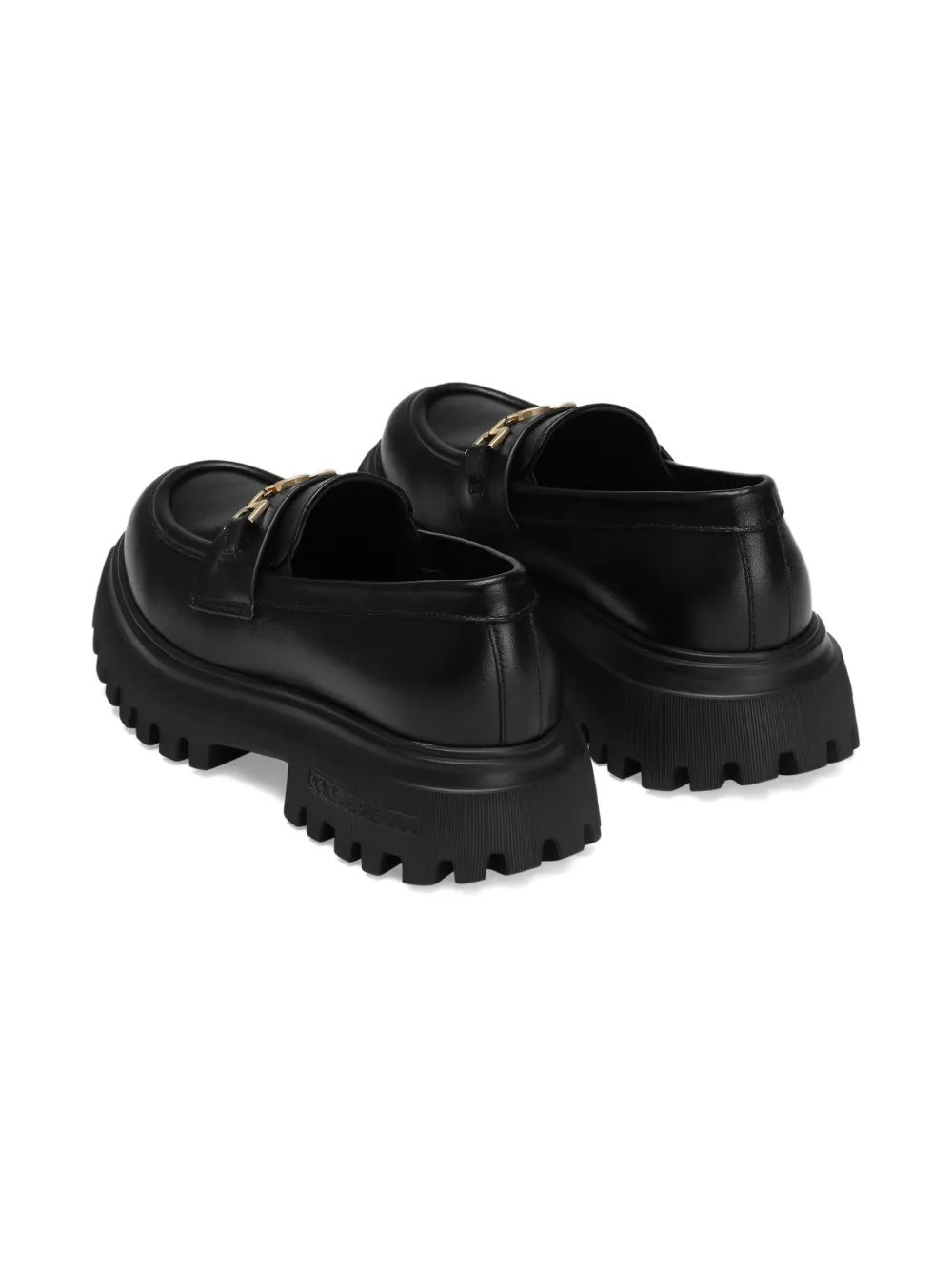 Лоферы на массивной подошве Dolce & Gabbana Kids, черный — фото 2