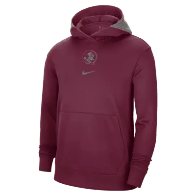 

Худи Nike College Dri-FIT Spotlight (Florida State), цвет Team Maroon/Dark Grey Heather/Dark Steel Grey