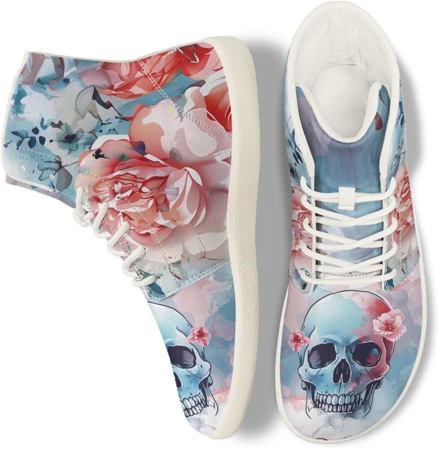 

Кроссовки Skull Barefoot для женщин и мужчин с нулевым перепадом, для трейл-раннинга, широким носком и минималистичным дизайном Getelinseng, Skeleton Flower