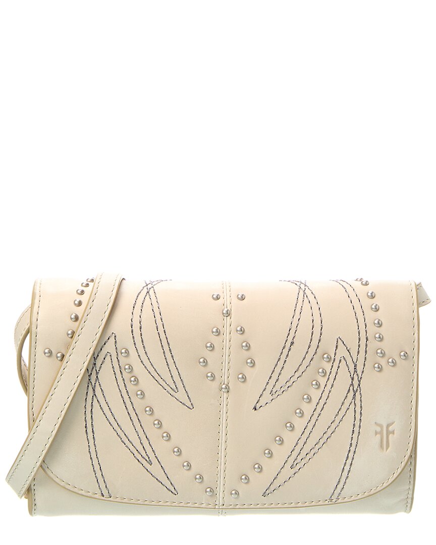 

Frye Sara Leather Wallet Crossbody, коричневый