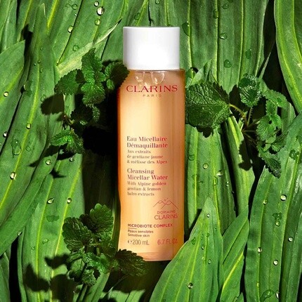 Мицеллярная вода Clarins — Очищающая с экстрактами альпийской золотой горечавки и мелиссы, 200 мл — фото 3