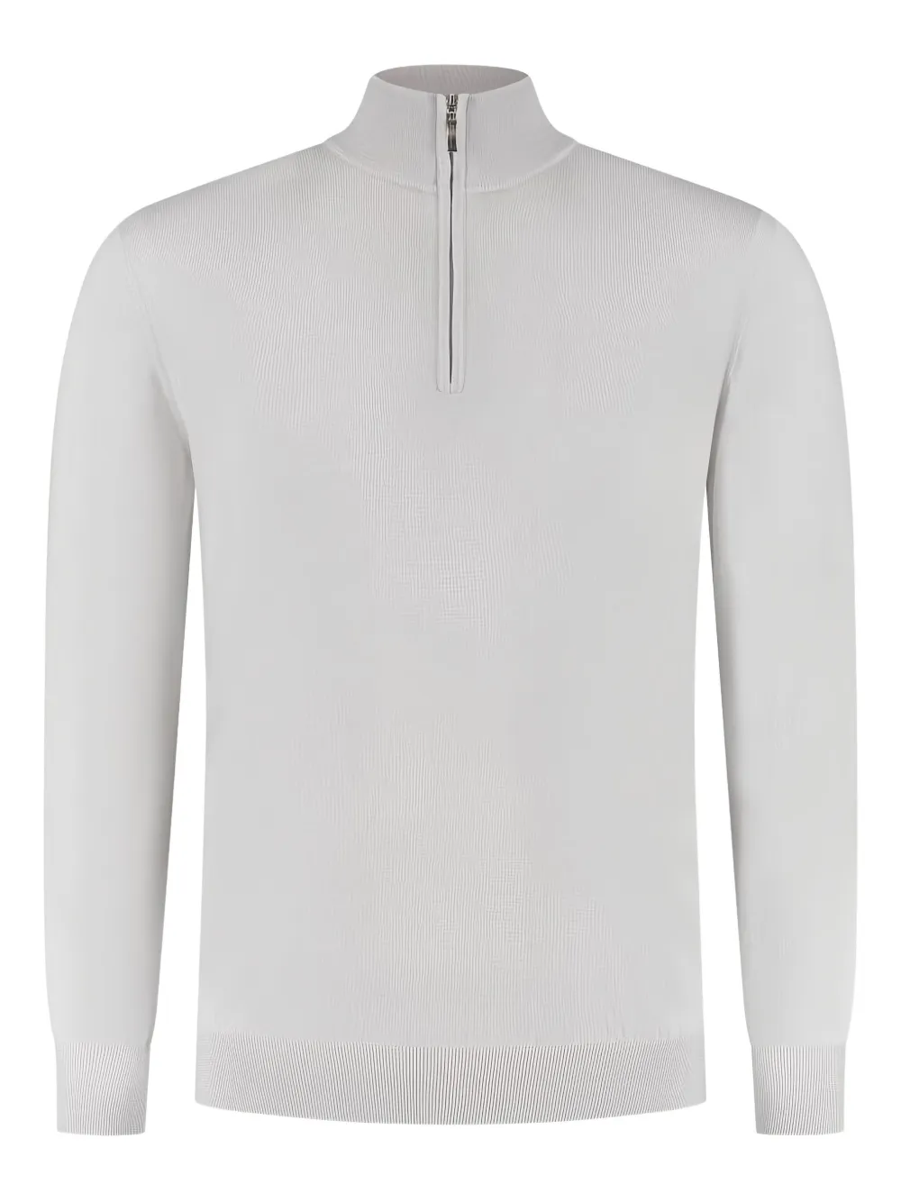 

Свитер на молнии с высоким воротником Doriani Cashmere, серый