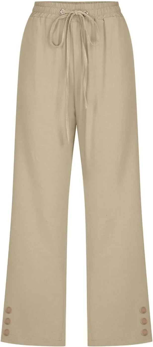 

Женские капри с карманами, Casual Stretch, High Waisted LCMTWX