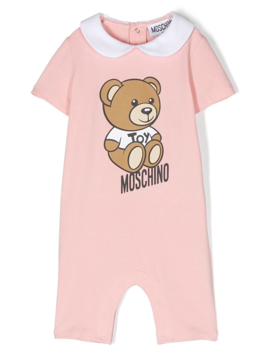 

Moschino Kids ромпер с логотипом, розовый