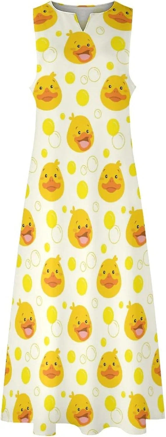 Платье Cute Duck Женские платья Длина до щиколотки Комбинация Летнее платье Платье приталенного силуэта Вечернее платье Макси-юбка Праздничное платье Подъюбник — фото 4