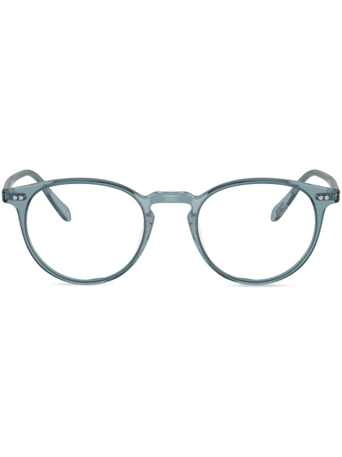 

Oliver Peoples очки Riley-R в круглой оправе, синий