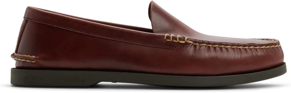 Туфли Sperry Venezianische Herren-Slipper aus authentischem Leder, Braun — фото 3