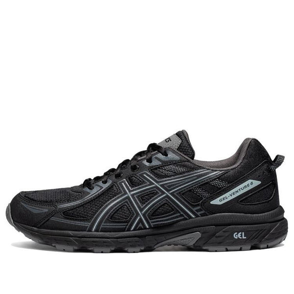 

Кроссовки gel-venture 6 'black light mint' Asics, черный