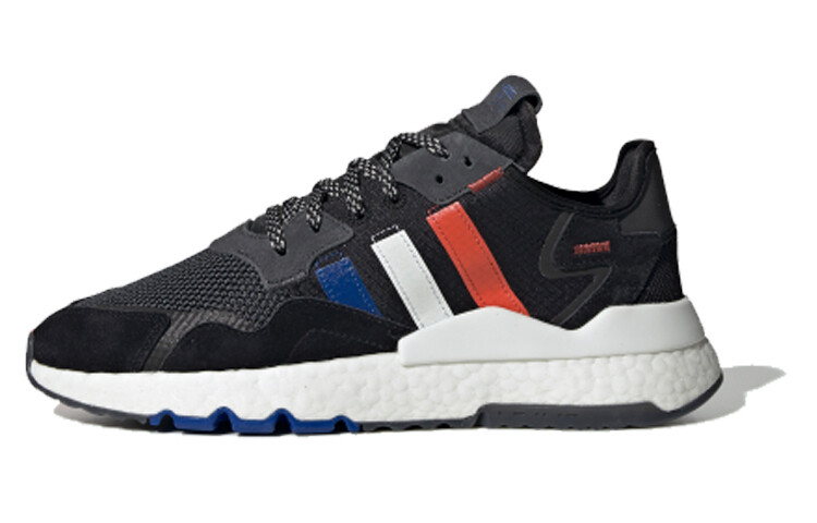 

Кроссовки Adidas Originals Nite Jogger Core Black Power Blue, Серый, Кроссовки Adidas Originals Nite Jogger Core Black Power Blue