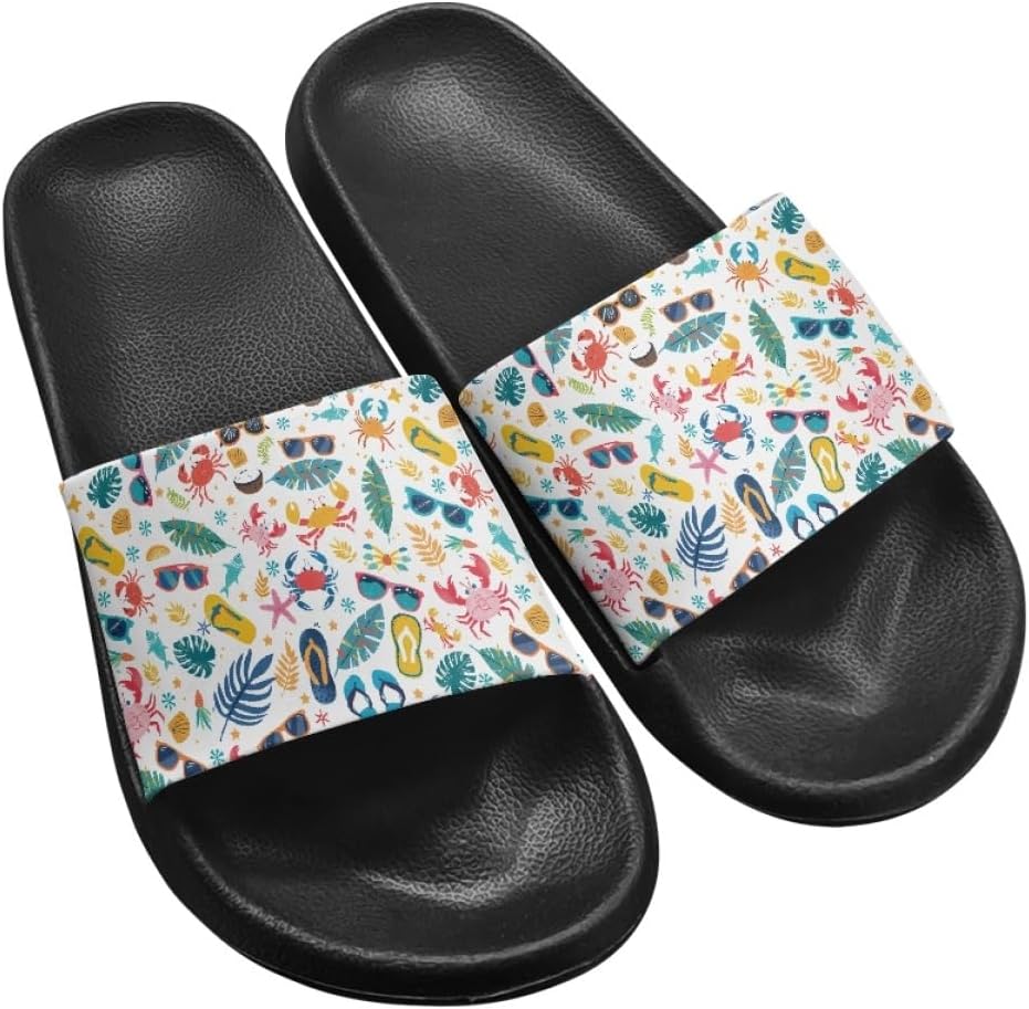 

Шлепанцы для женщин и мужчин. Милые водонепроницаемые шлепанцы с противоскользящим покрытием. Летние быстросохнущие тапочки для пляжа, бассейна и душа Generic, Tie-dye