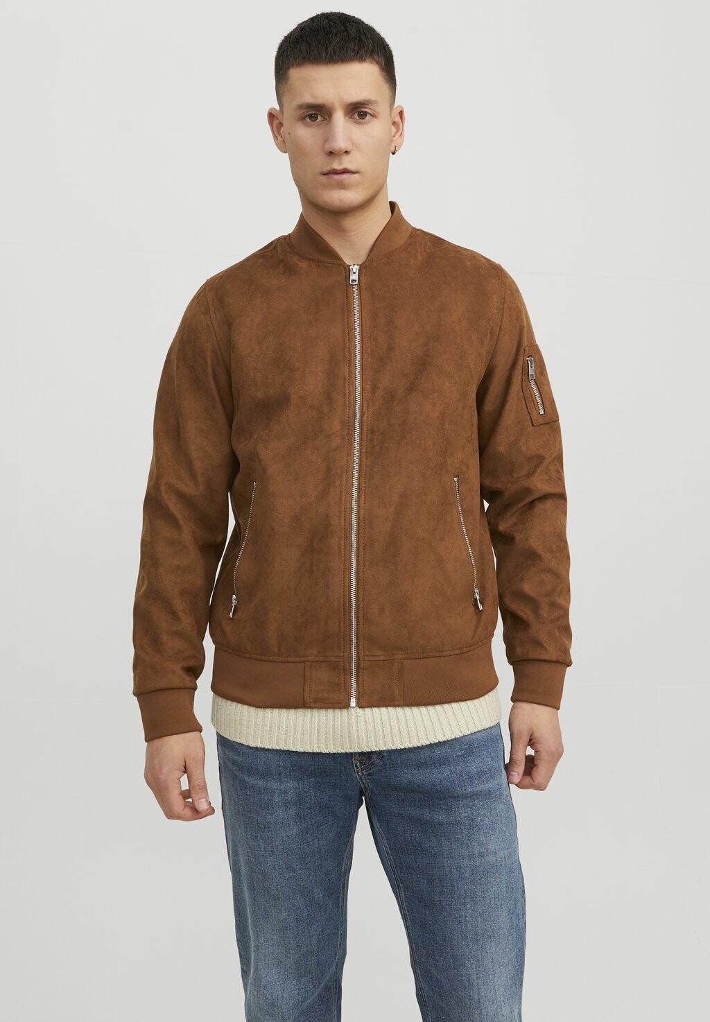 

Бутылка синтетическое сердце Jack & Jones JJROCKY FS, цвет cognac