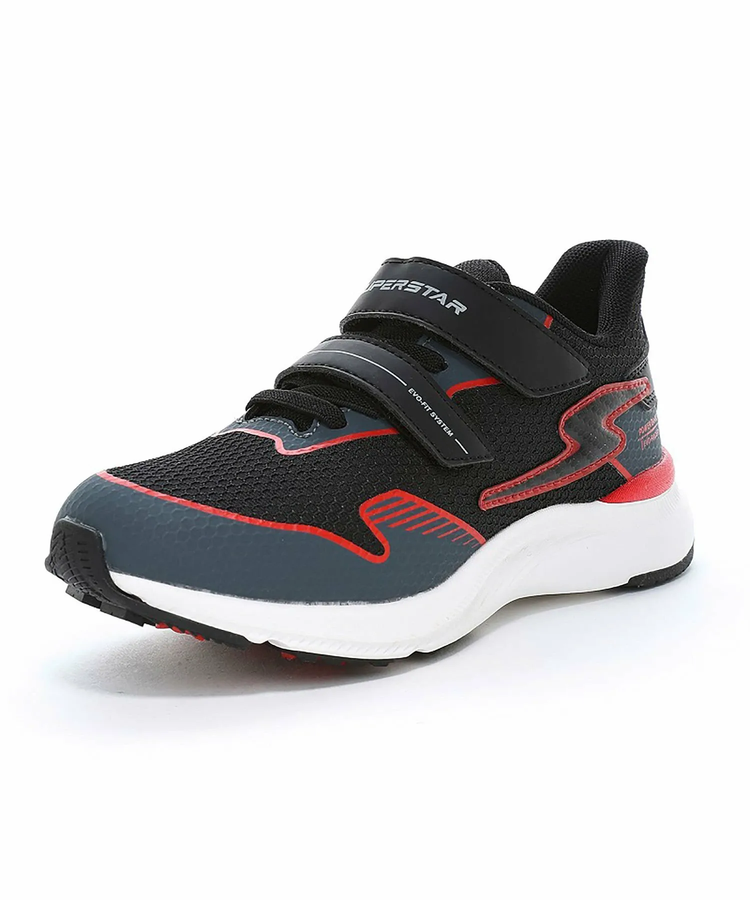 Детские кроссовки MoonStar SS J1242 черного цвета Superstar, black