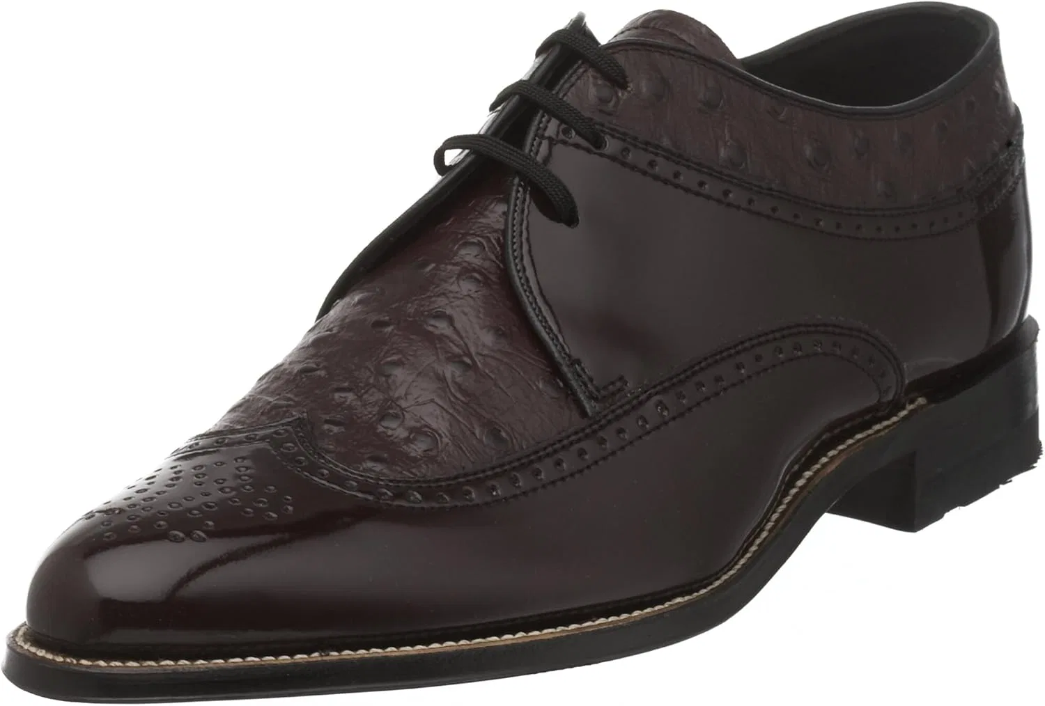Мужские туфли Stacy Adams Dayton Ostrich Oxford, Brown