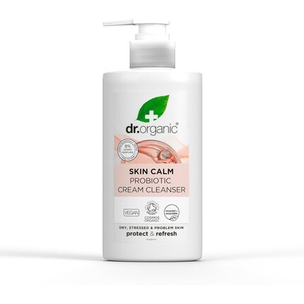 

[T] Крем Skin Calm Probiotic Cream Cleansing для покраснений, сухой, чувствительной, раздражительной кожи, нежное очищение, дерматологически протестировано, веганское, не тестируется на животных, не содержит парабенов, SLS, сертифицированный орг...