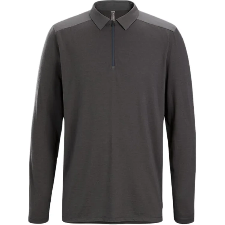 Поло с молнией Arcteryx, Half Shadow Gray/Penumbra