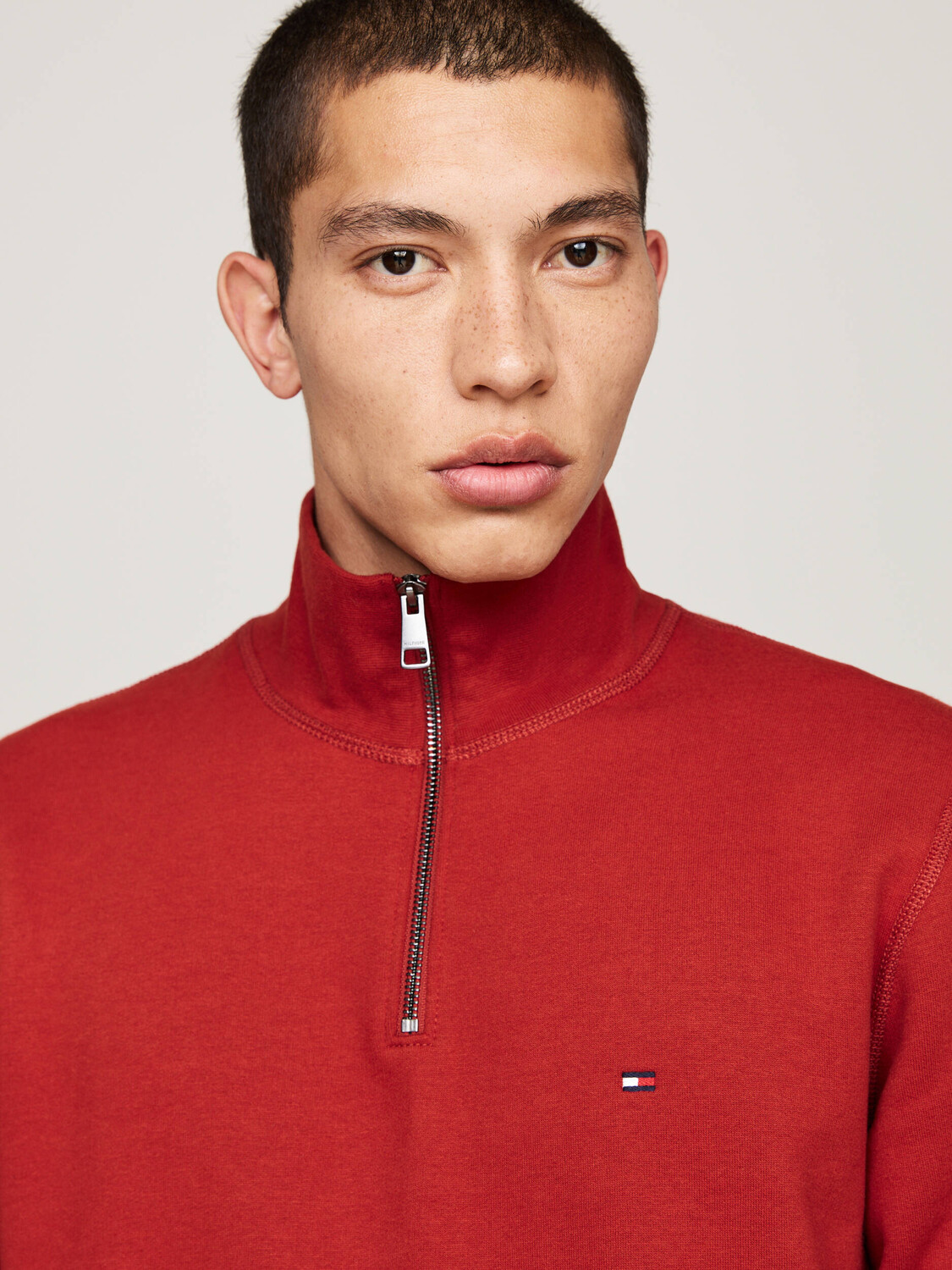 Толстовка Tommy Hilfiger ESSENTIAL Regular Fit, красный — фото 4