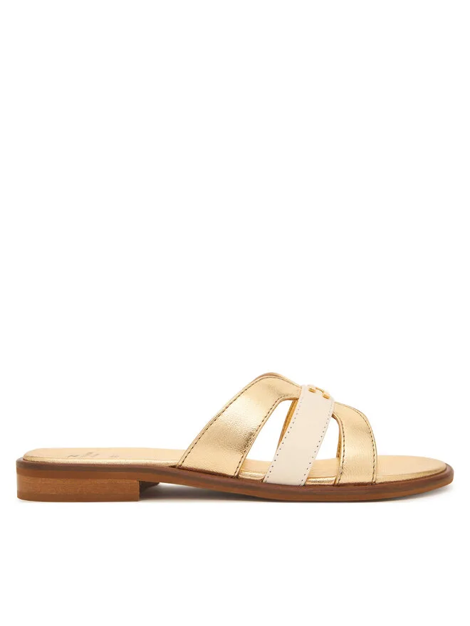 Elisabetta Franchi Мюли F4A2-E0558-1735 S золотистого цвета