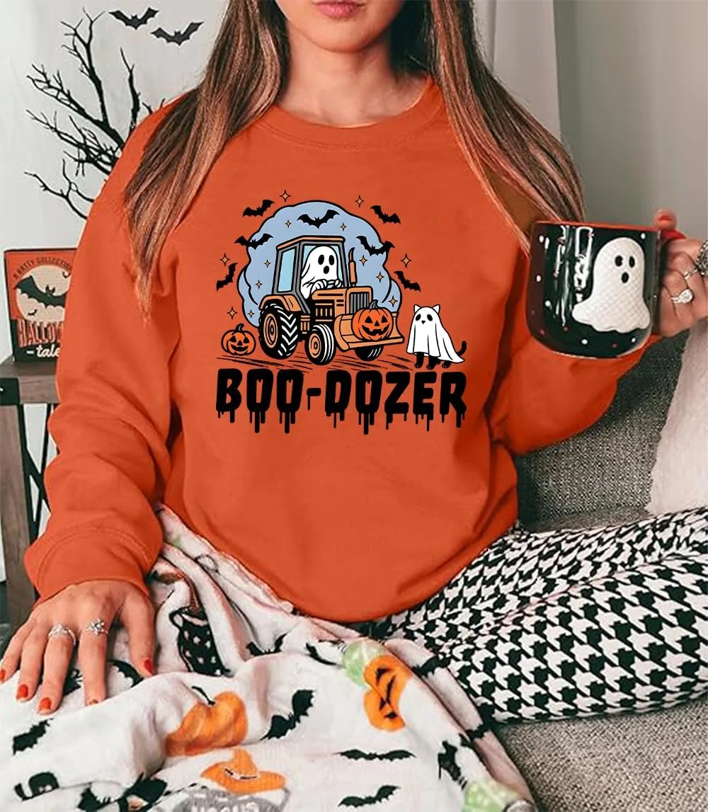 Толстовка Boo-Dozer с принтом на Хэллоуин — фото 2