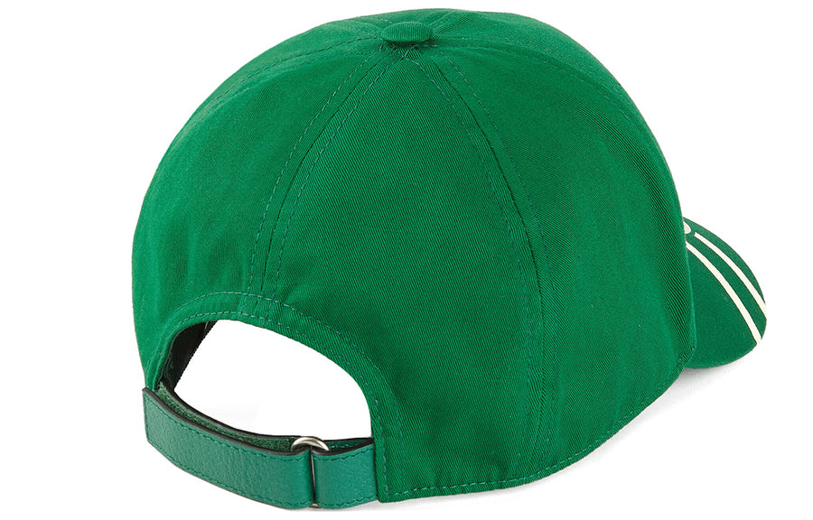Бейсболка Gucci 100 Baseball Velcro Strap Cap 'Green', зеленый — фото 3